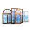 Double Glass Windows Soundproof Aluminum Arched Casement Window