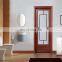 High quality French style double glazed frosted glass aluminum swing door