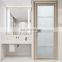 Aluminum alloy bathroom door/ glass door /bathroom toilet door design aluminium bathroom door