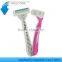 D318L women face clean triple blade shaving razor