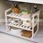 Cheap price smart design 2 tier  plastic cabinet storage multifunction adjustable kitchen expandable shelf under sink organizer