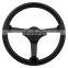 professional custom design black classic wood steering wheel