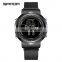 SANDA 383 384 Trendy Milan Stainless Steel Strap Digital Couples Latest Led Sports Watches for Men and Woman