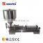 Small Semi Automatic Food Thick Liquid Paste Filling Machine For Milk
