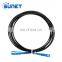 Sc/UPC-Sc/UPC Black FTTH Indoor outdoor Drop Cable Patch Cord