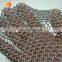 Customized corrosion resistance chain link metal ring mesh curtain