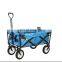 Factory direct supply Multi-function Folding wagon Outdoor Beach camping cart four-wheel Folding shopping cart