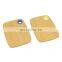 Small organic bamboo wood cutting board set fruit cutting with hole