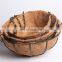 Heavy Duty Event Hanging Balcony Small Basket Round Decorative Flower Plant Stands Indoor Modern
