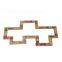 Animal Pattern Wooden Building Blocks Puzzle Toys Colored Dominoes for Kids