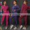 Custom Workout Clothing 2 Piece Suit Knit Long Sleeve Top High Waist Leggings Gym Fitness Sets Seamless Yoga Set For Women