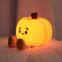 NEW LED USB Rechargeable Dimming Touch Cartoon Cute Bedroom Decor Silicone Table Lamp pumpkin Night Light Children Night Lights