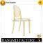 High quality clear glass Belle chair