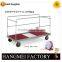 Foldable hand platform truck trolley