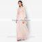 2016 New arrival fashion women dress musilm clothing with high quality maxi dress D242