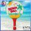 2015 hot sale beach games beach paddle / hook and loop throw and catch ball set