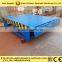 Stationary truck unloading ramp/container loading dock ramp