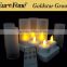 2016 new arrival modern led rechargeble candles yellow color with remote