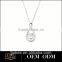 Factory Direct Sales Hotsale fashion 925 silver orgonite pendant necklace with stone