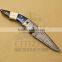 CITIZEN KNIVES, BEAUTIFUL CUSTOM HAND MADE DAMASCUS STEEL FOLDING KNIFE