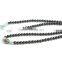 Tibetan Meditation 108 Mala Beads Bracelet Necklace Obsidian Turquoise - Prayer Yoga Mantras