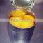 Canned yellow peach dices with high quality