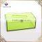 Hot-sale Light Green Acrylic Square Tissue Napkin Box Acrylic Tissue Box