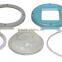Indoor and outdoor aluminum extrusion led high bay light housing with heating radiators and pc