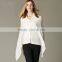 100% cashmere poncho soft handfeeel button closure on front