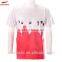 100% Polyester short sleeve China made custom sublimation high quality sport t shirt