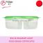 SALAD TO GO - 6 PIECE SALAD BOWL SET WITH ICE CHAMBER AND SALAD DRESSING CONTAINER (BENTO LUNCH BOX STYLE)