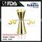 30 / 50ml Gold Plated Japanese Style Double Jigger
