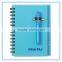 High quality hardcover wire-o notebook custom size spiral notebook