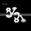 33.5*16mm White Plastic Sock Hanger Hook For Packing Socks Skirts Clothes #FLC237-C