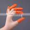 Orange anti-slip Finger cot / anti-skid finger cot