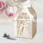 Groom and bride laser cut favour boxes for wedding decoration