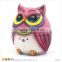 Resin Cartoon Owl Gift Money Saving Box
