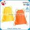 orange yellow black pink cheap custom promotion waterproof nylon drawstring bag