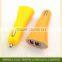 Customized colors universal 5V 3.1A dual usb car charger for Samsung smart phones