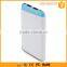 2016 private label 6000mah ultra thin power bank