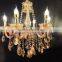 Various Classical European Cooper/Glass/Wooden Crystal Chandelier light Table lamp Floor lamp for hotel Project