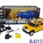 Best kid toy yellow remote control car cross country car 4ch big wheels rc car kit