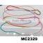 hot sell colorful expandable twisted rubber telephone wire bracelet