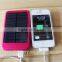 5000mah waterproof solar external power bank charging station