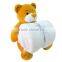 plush animal pillow blanket/kids animal blankets/plush animal baby blanket