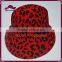  Selling Wool Felt Hat With Leopard Print