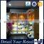 Tailor made Wall mounted Modern wooden shoe store display racks