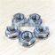 DIN6923 stainless steel flange nuts passivated