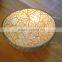 Black eggshell coconut shell bowl