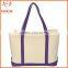 24" W x 14" H Large Heavy Cotton Canvas Boat Tote Bag Wholeslae